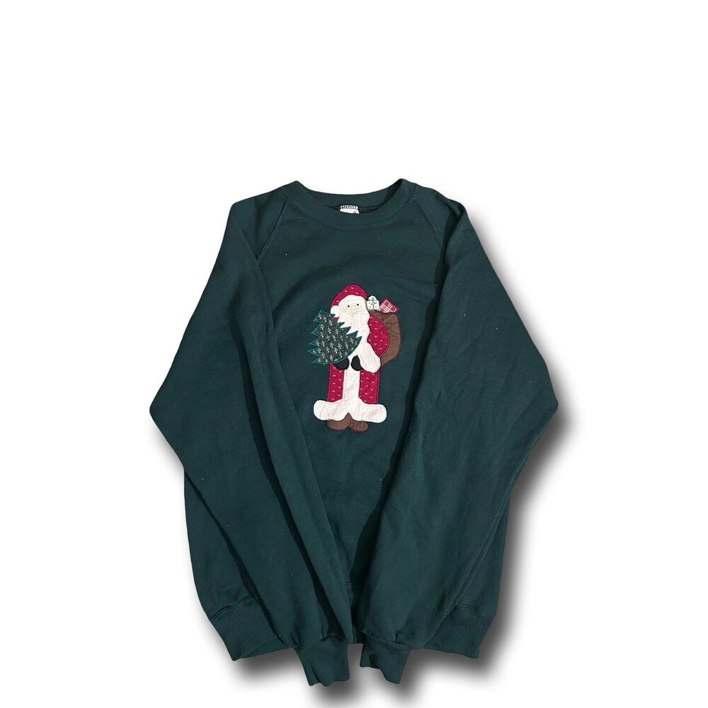Santa applique sweatshirt